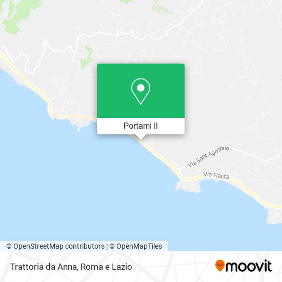 Mappa Trattoria da Anna