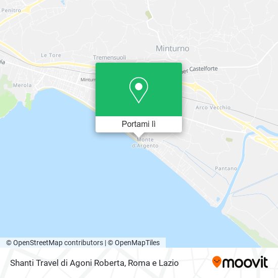 Mappa Shanti Travel di Agoni Roberta