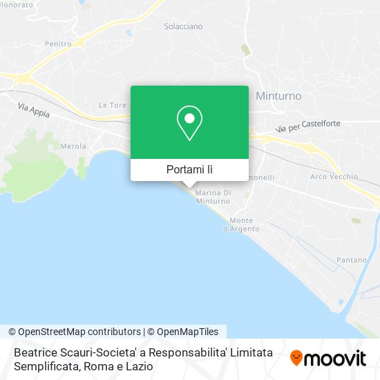 Mappa Beatrice Scauri-Societa' a Responsabilita' Limitata Semplificata