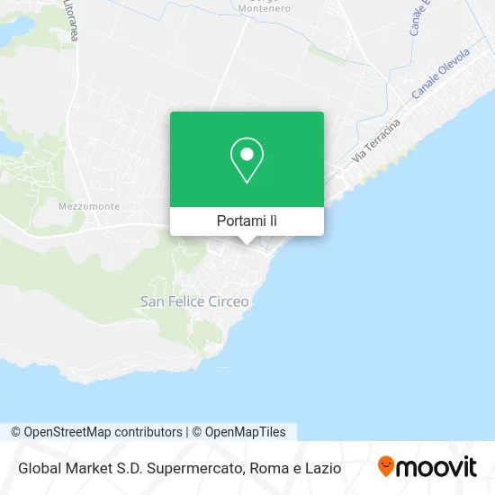 Mappa Global Market S.D. Supermercato