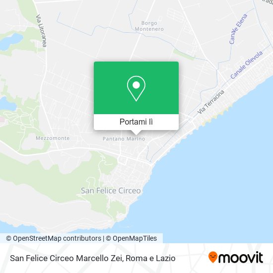 Mappa San Felice Circeo Marcello Zei