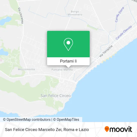 Mappa San Felice Circeo Marcello Zei