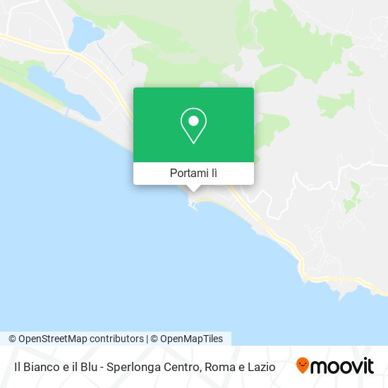 Mappa Il Bianco e il Blu - Sperlonga Centro
