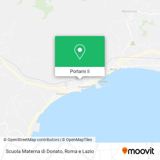 Mappa Scuola Materna di Donato
