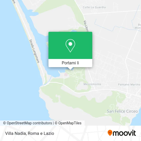 Mappa Villa Nadia