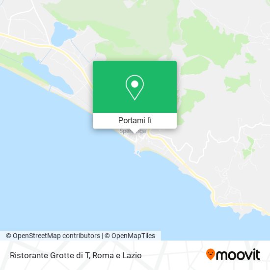 Mappa Ristorante Grotte di T