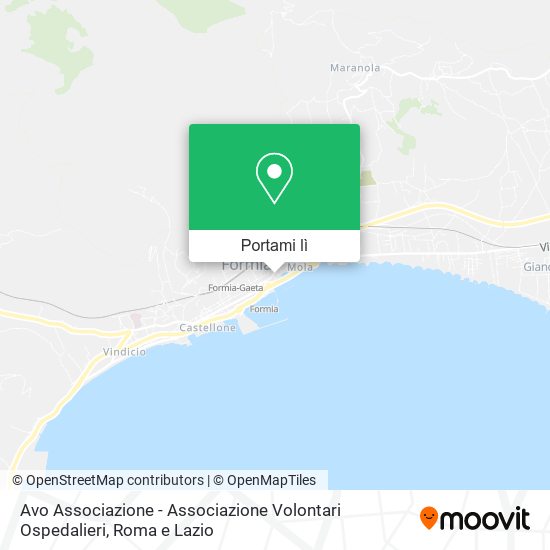 Mappa Avo Associazione - Associazione Volontari Ospedalieri