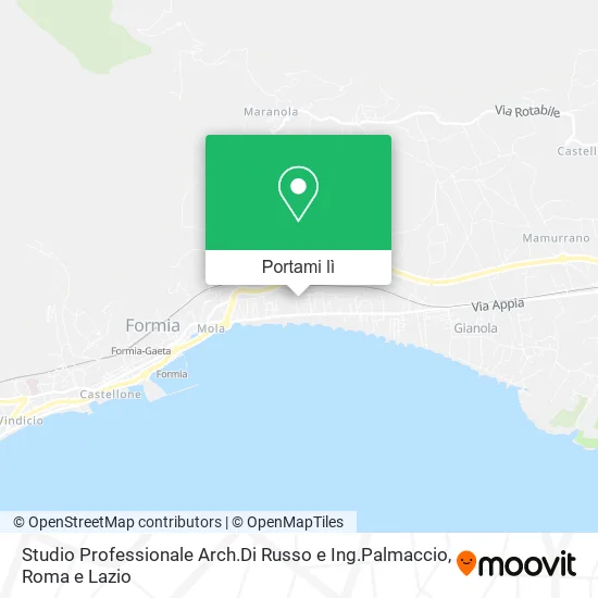 Mappa Studio Professionale Arch.Di Russo e Ing.Palmaccio