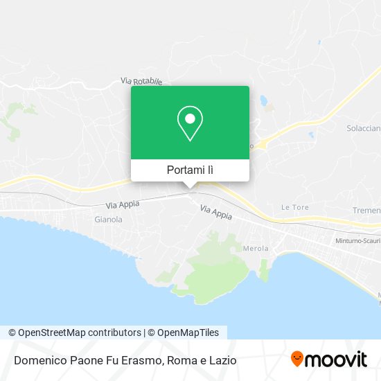 Mappa Domenico Paone Fu Erasmo
