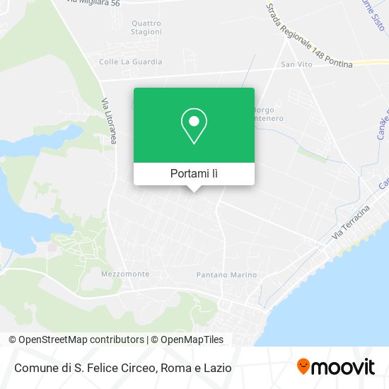 Mappa Comune di S. Felice Circeo
