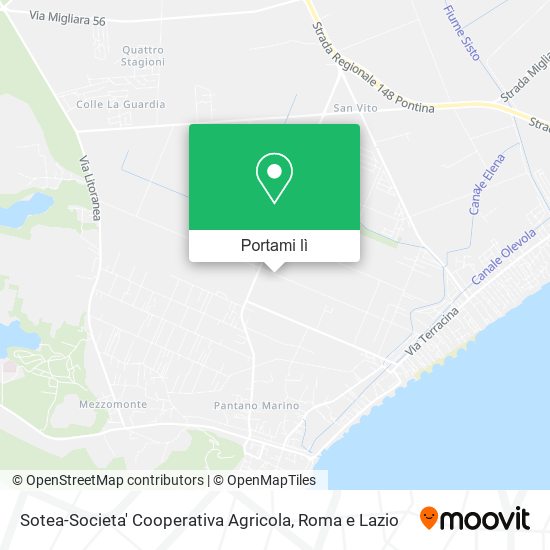 Mappa Sotea-Societa' Cooperativa Agricola