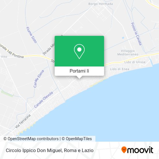 Mappa Circolo Ippico Don Miguel