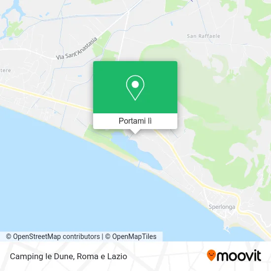 Mappa Camping le Dune