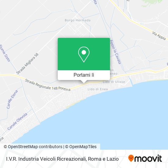 Mappa I.V.R. Industria Veicoli Ricreazionali