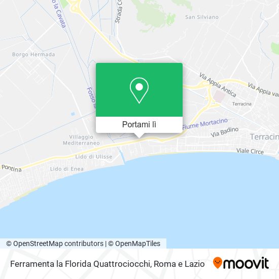 Mappa Ferramenta la Florida Quattrociocchi