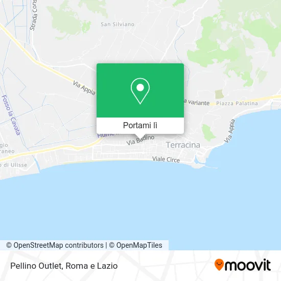 Mappa Pellino Outlet
