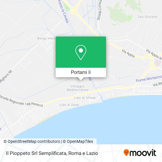 Mappa Il Pioppeto Srl Semplificata