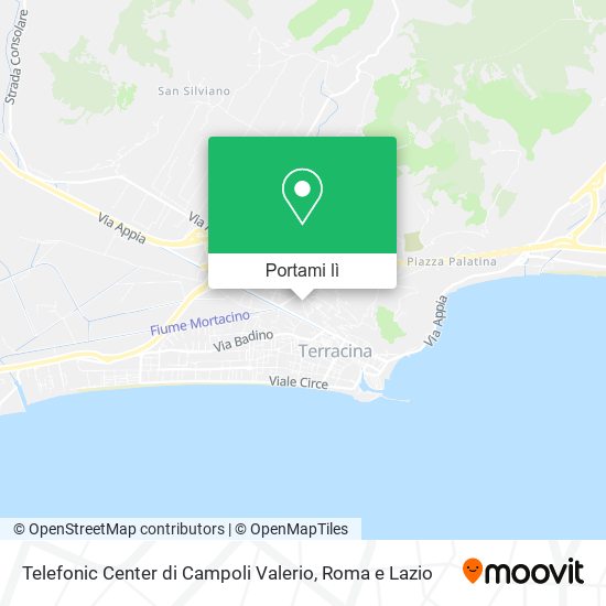 Mappa Telefonic Center di Campoli Valerio