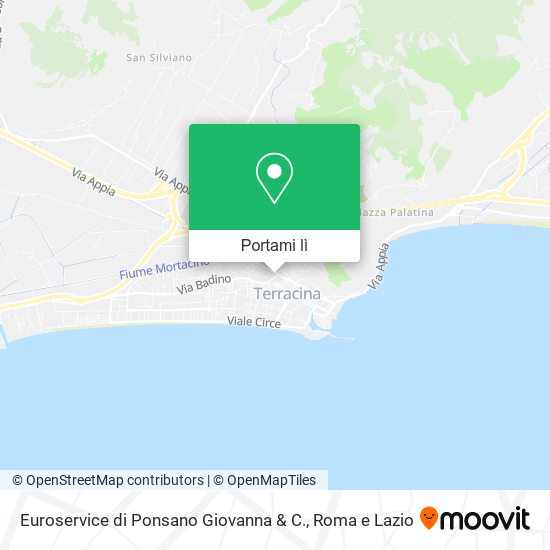 Mappa Euroservice di Ponsano Giovanna & C.