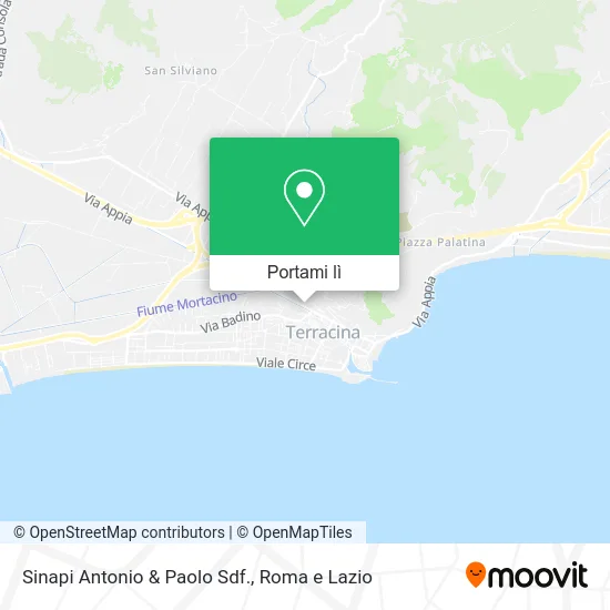 Mappa Sinapi Antonio & Paolo Sdf.