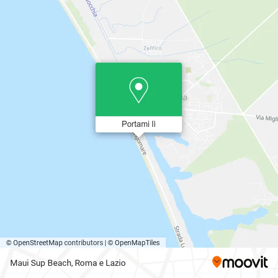 Mappa Maui Sup Beach