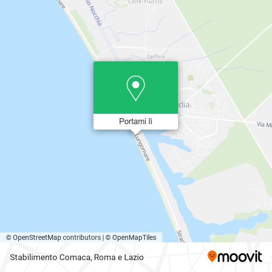 Mappa Stabilimento Comaca