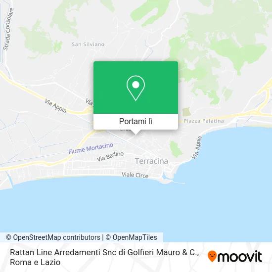 Mappa Rattan Line Arredamenti Snc di Golfieri Mauro & C.