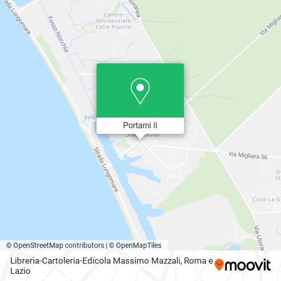 Mappa Libreria-Cartoleria-Edicola Massimo Mazzali