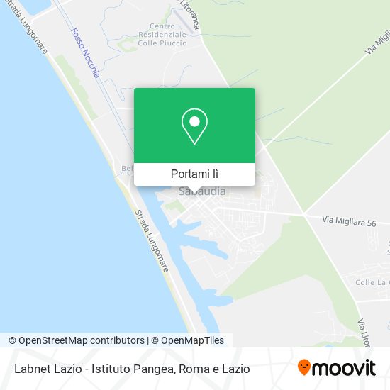 Mappa Labnet Lazio - Istituto Pangea