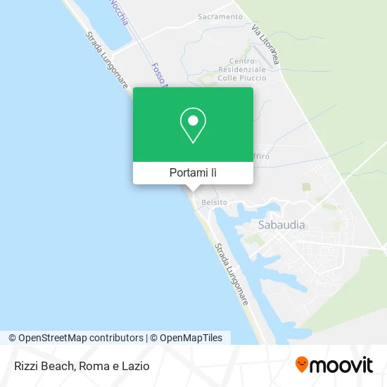 Mappa Rizzi Beach