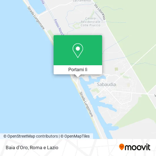 Mappa Baia d'Oro