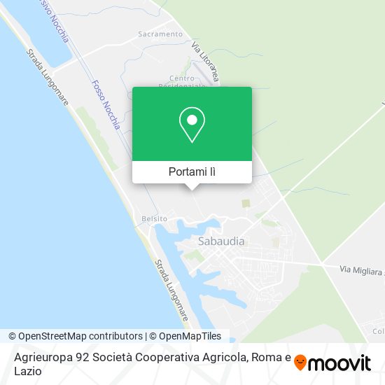 Mappa Agrieuropa 92 Società Cooperativa Agricola
