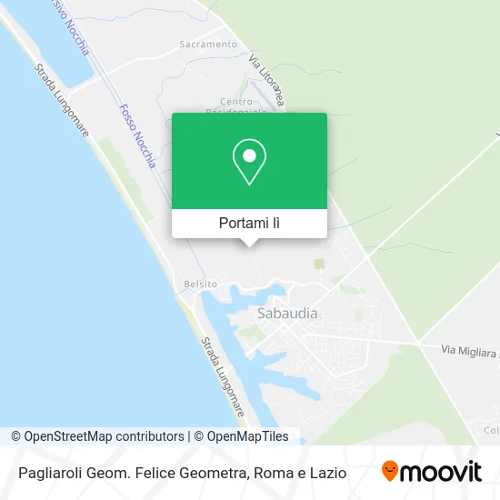 Mappa Pagliaroli Geom. Felice Geometra