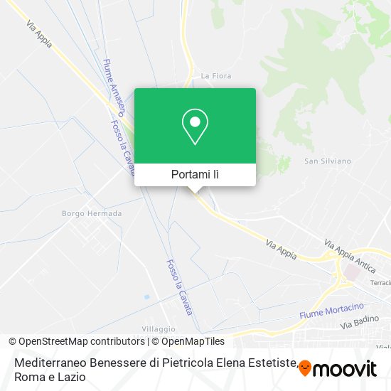 Mappa Mediterraneo Benessere di Pietricola Elena Estetiste