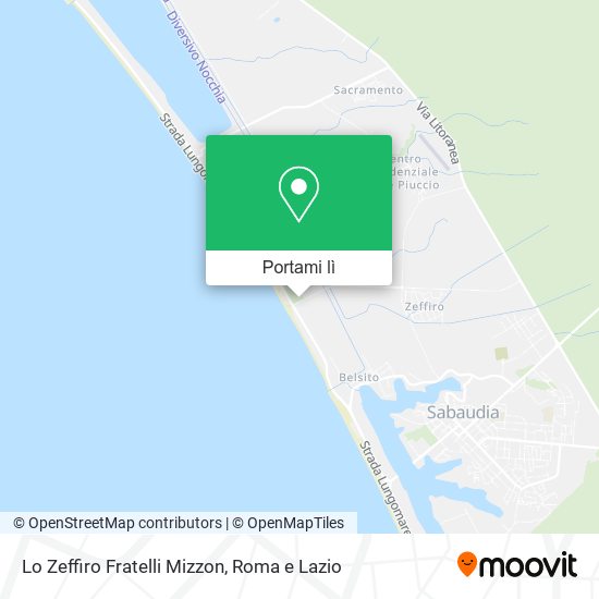 Mappa Lo Zeffiro Fratelli Mizzon