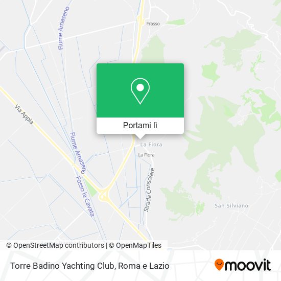 Mappa Torre Badino Yachting Club