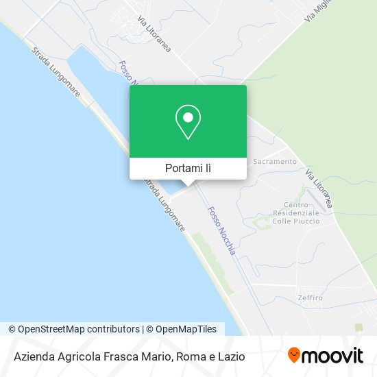 Mappa Azienda Agricola Frasca Mario