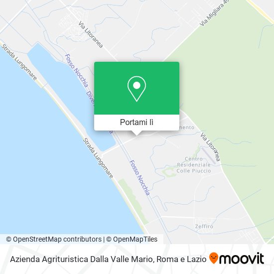 Mappa Azienda Agrituristica Dalla Valle Mario
