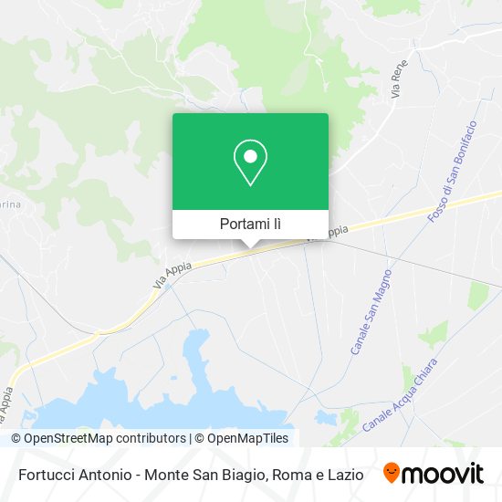Mappa Fortucci Antonio - Monte San Biagio