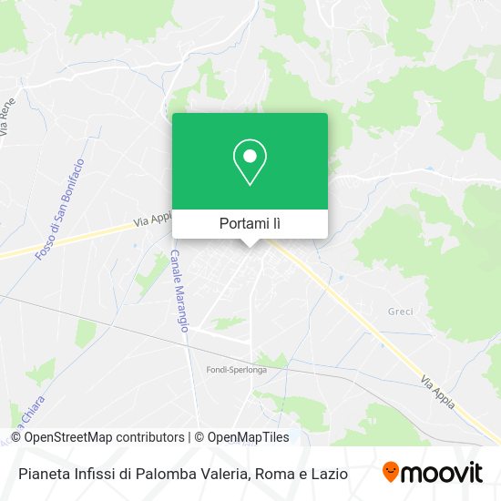 Mappa Pianeta Infissi di Palomba Valeria