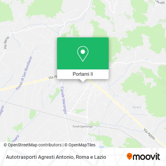 Mappa Autotrasporti Agresti Antonio