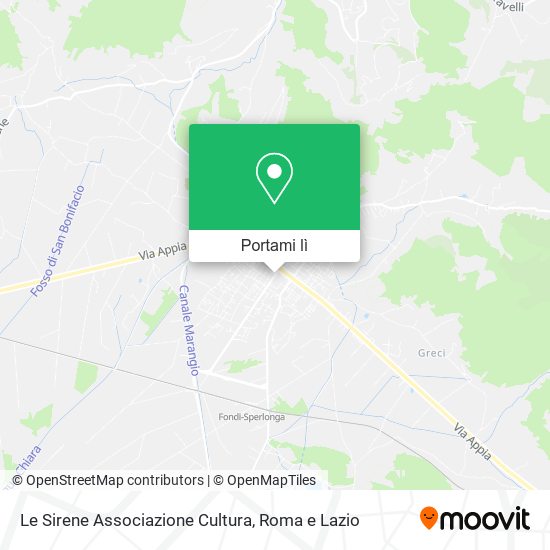 Mappa Le Sirene Associazione Cultura