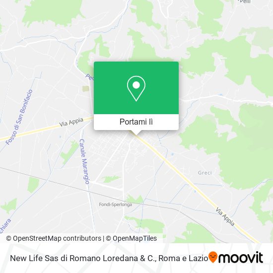 Mappa New Life Sas di Romano Loredana & C.