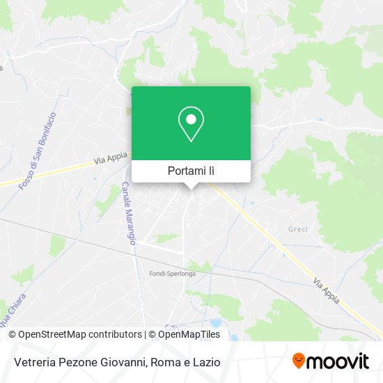 Mappa Vetreria Pezone Giovanni