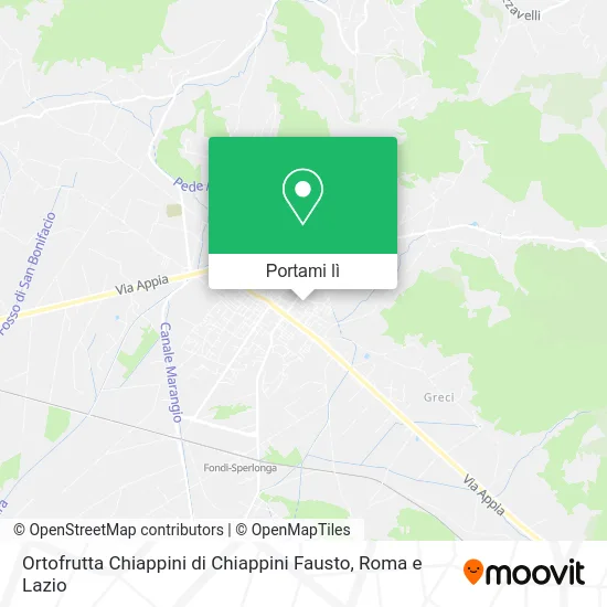 Mappa Ortofrutta Chiappini di Chiappini Fausto
