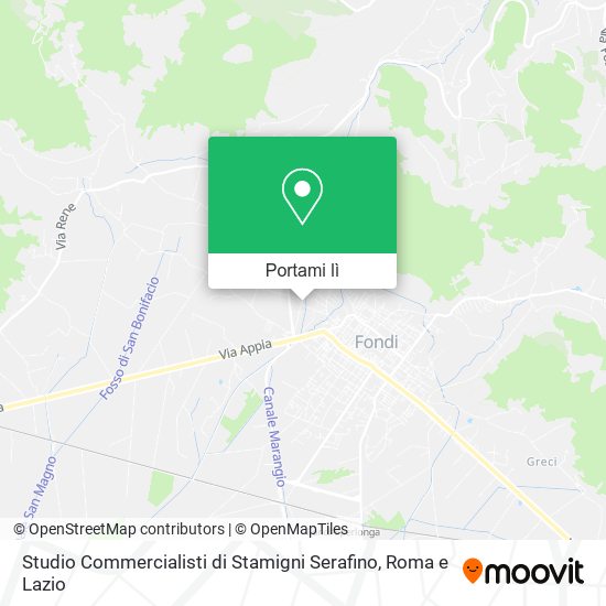 Mappa Studio Commercialisti di Stamigni Serafino