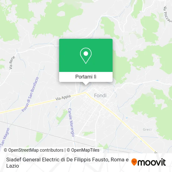 Mappa Siadef General Electric di De Filippis Fausto