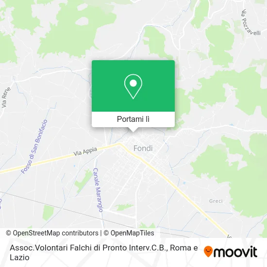 Mappa Assoc.Volontari Falchi di Pronto Interv.C.B.