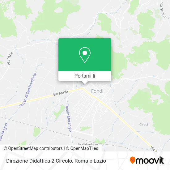 Mappa Direzione Didattica 2 Circolo