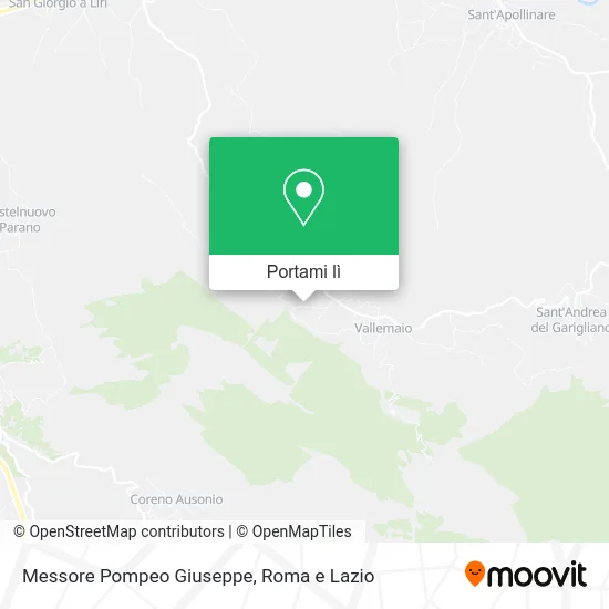 Mappa Messore Pompeo Giuseppe